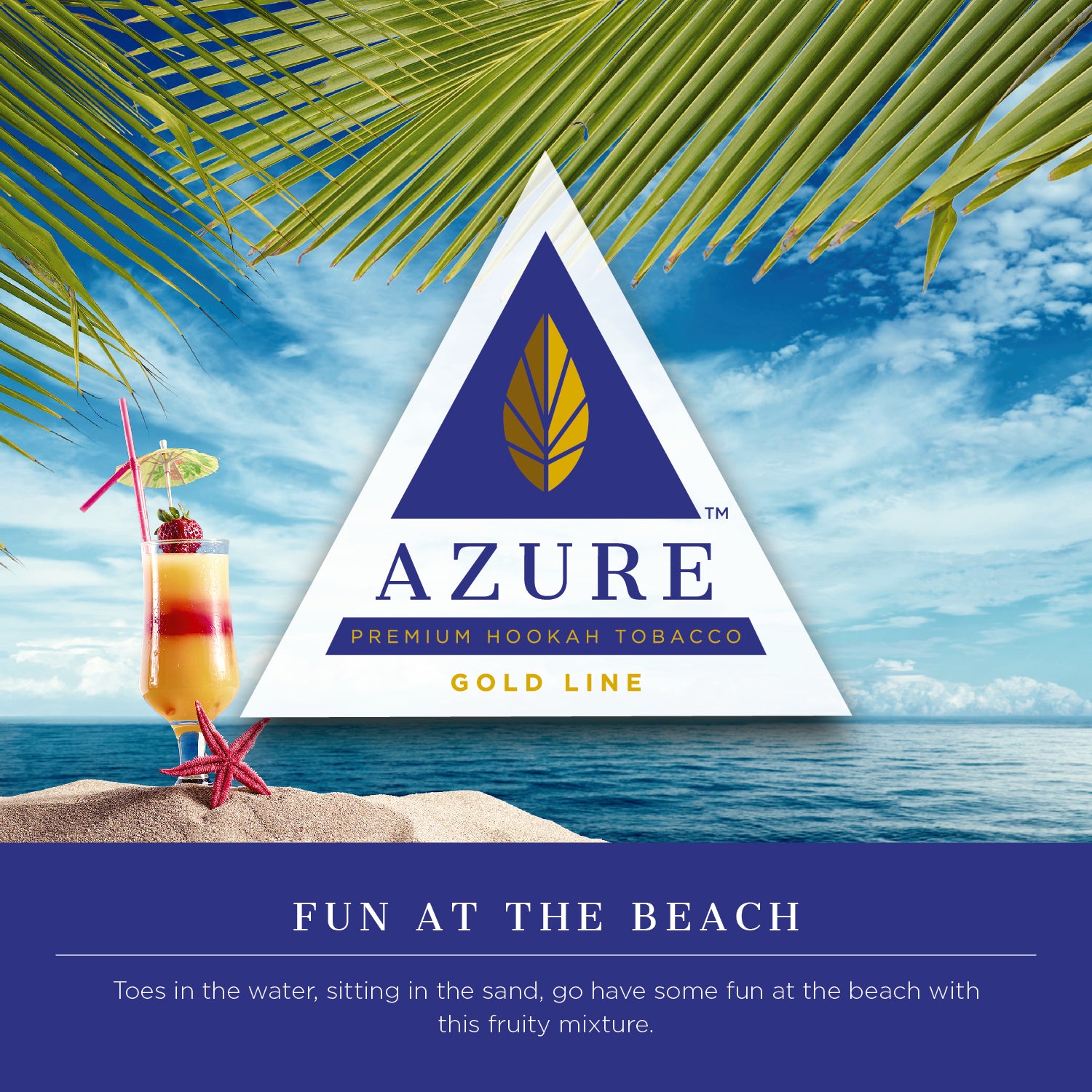 Azure Gold Line 250 gram - Hookah Junkie