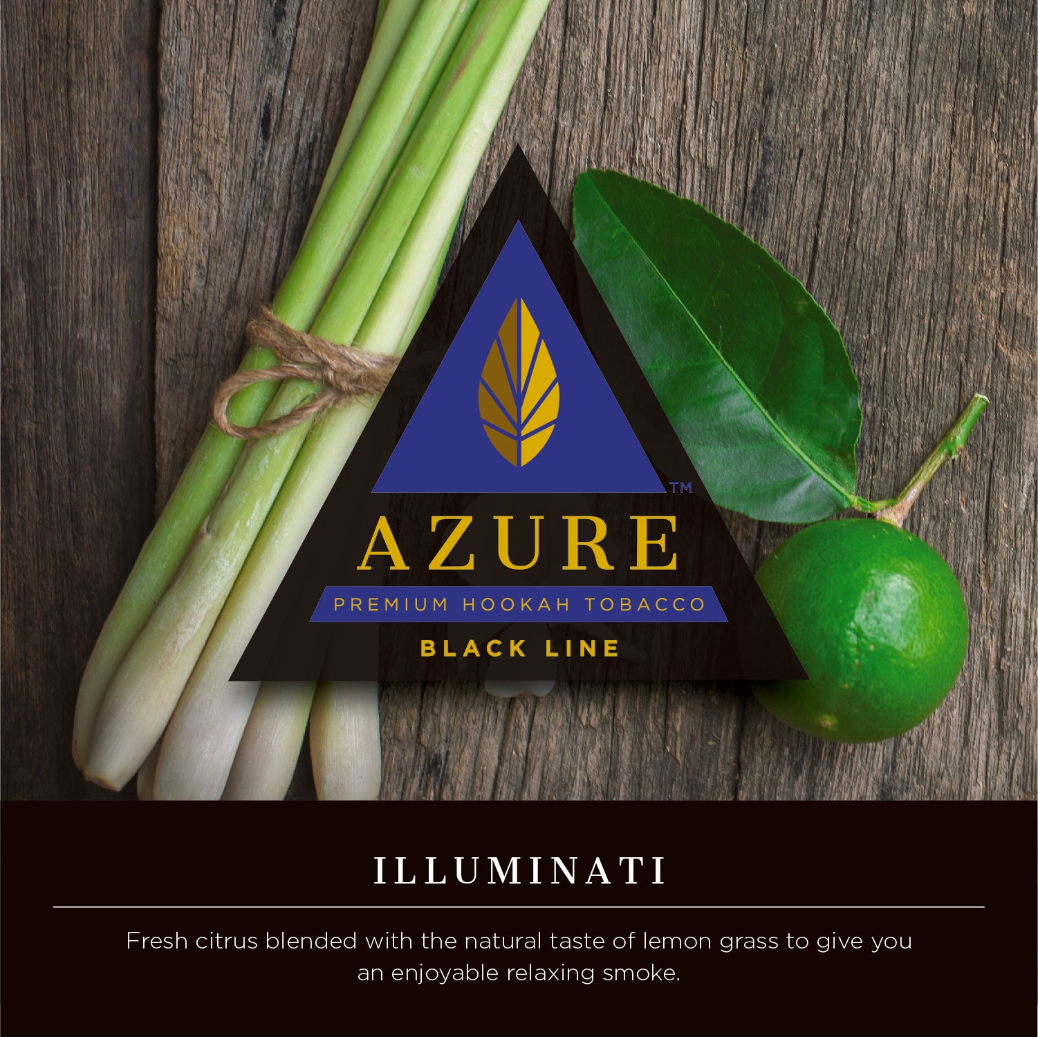 Azure Black Line 250 gram - Hookah Junkie