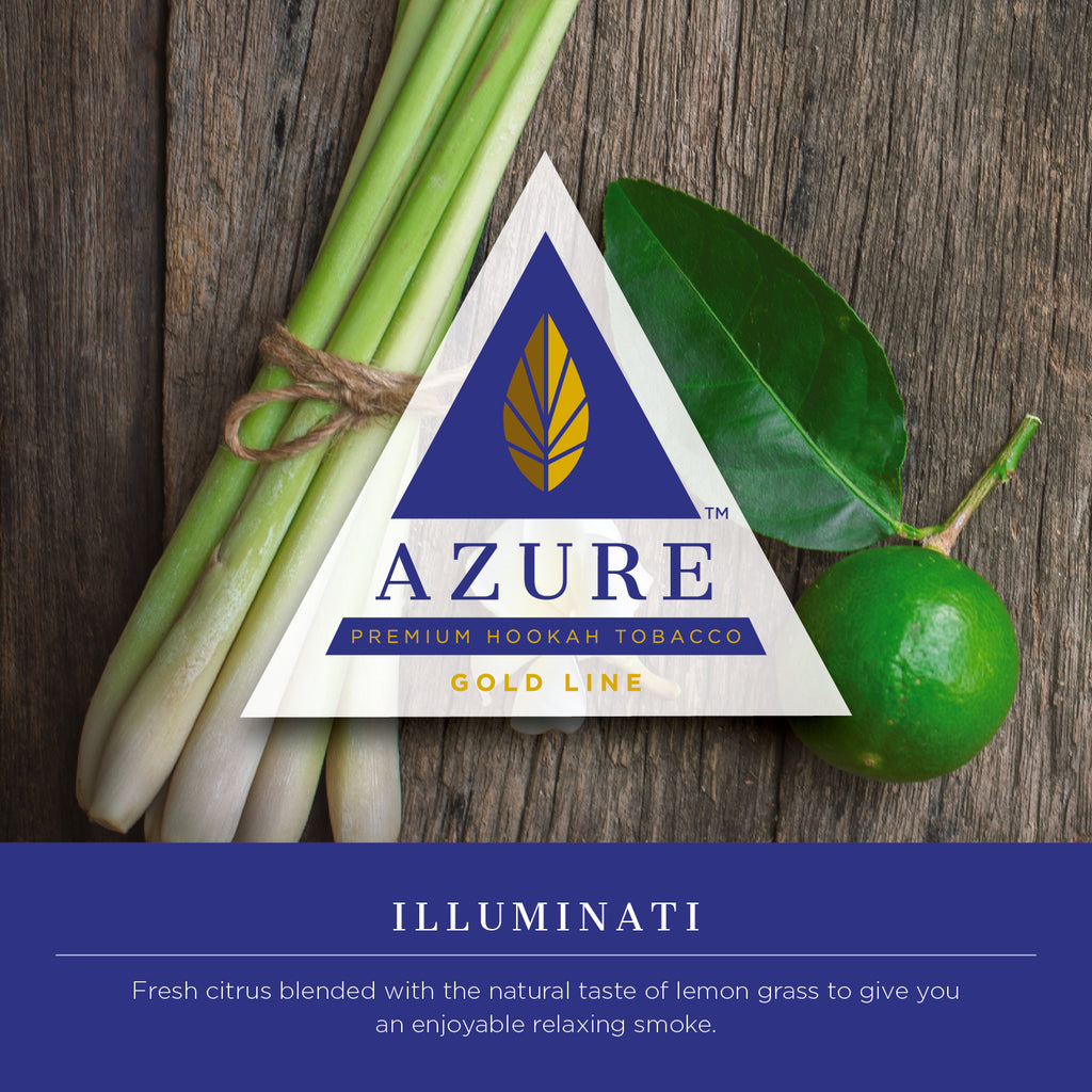 Azure Gold Line 100 gram - Hookah Junkie