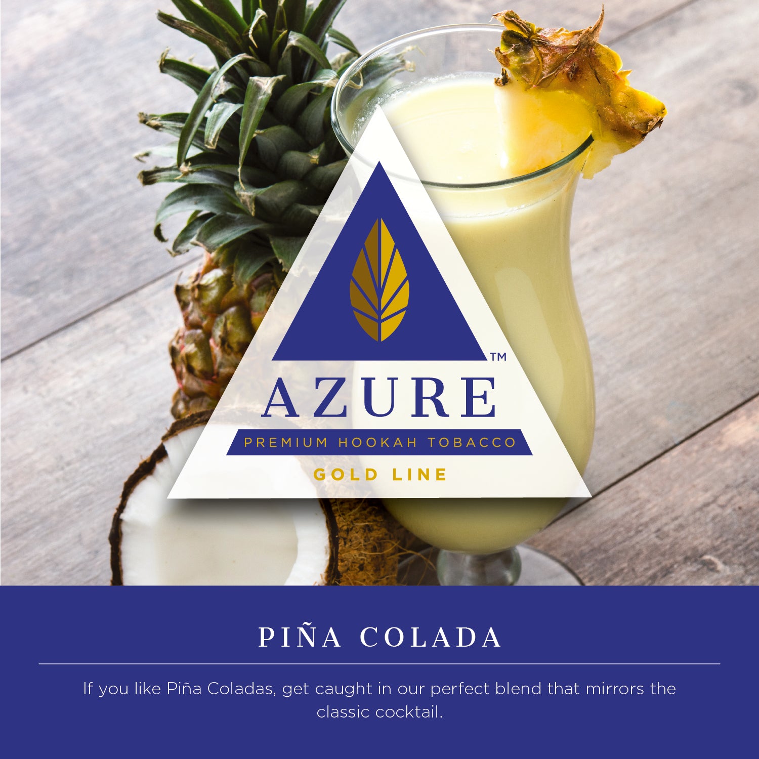 Azure Gold Line 100 gram - Hookah Junkie