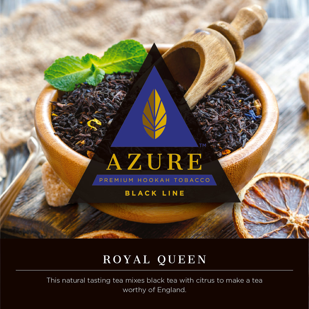 Azure Black Line 100 gram - Hookah Junkie