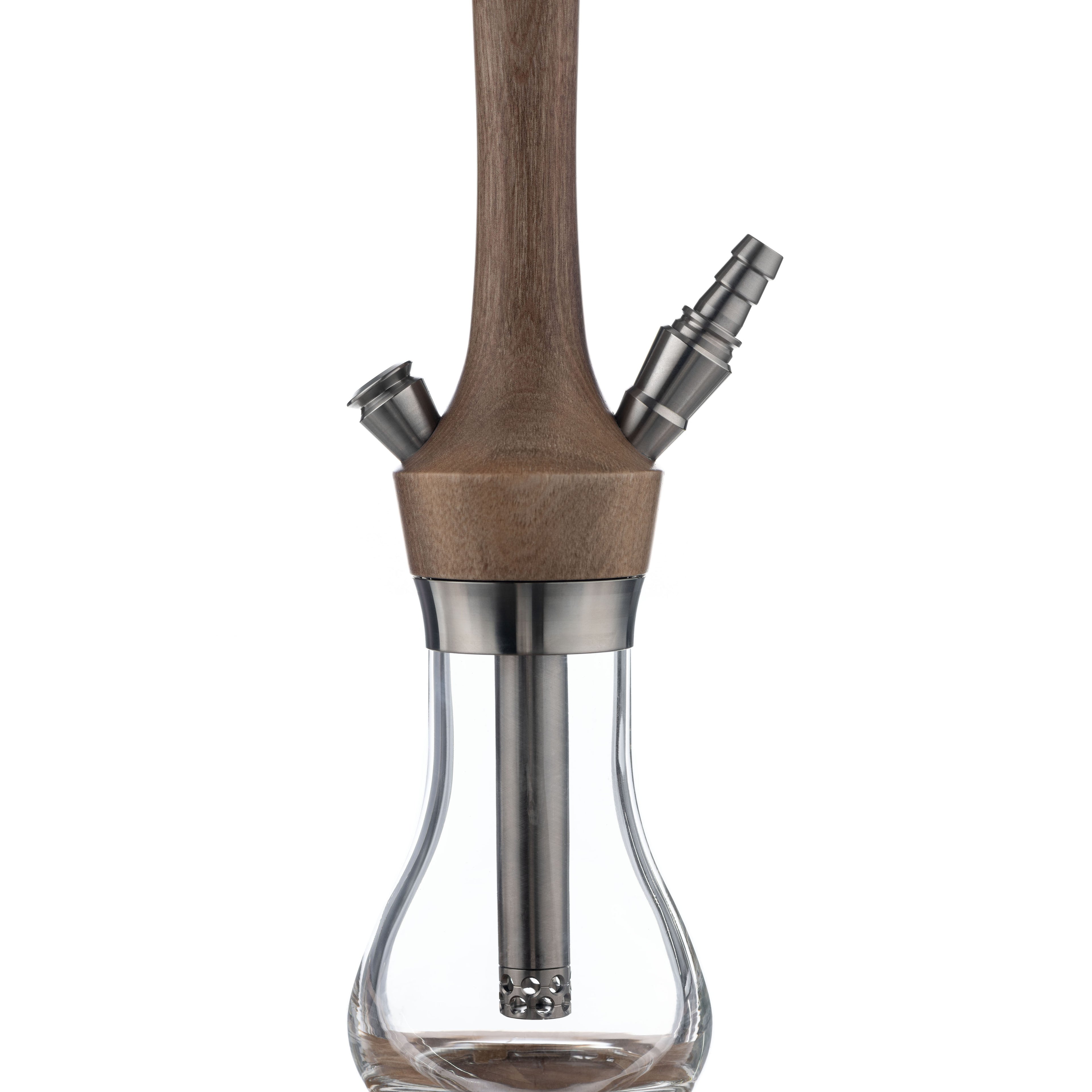 Hustla Hookah - Pinocchio dark walnut - Hookah Junkie