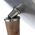 Hustla Hookah - Pinocchio dark walnut - Hookah Junkie