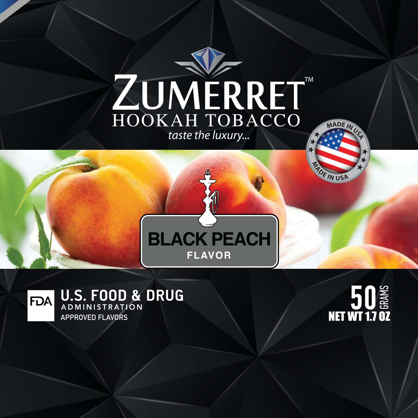 Zumerret Black Edition 250 gram - Hookah Junkie