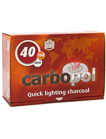Carbopol Hookah Coals - 40mm - Hookah Junkie