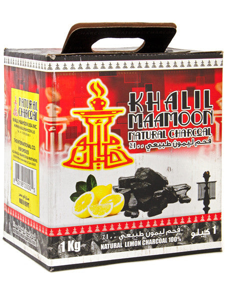 Khalil Mamoon Lemon Wood Hookah Charcoal