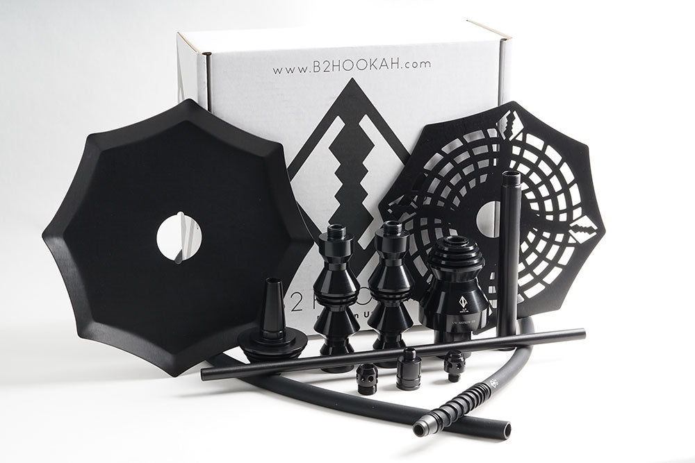 B2 Hookah v3 Stem (Comes with B2 Tray & B2 Hose) - Hookah Junkie