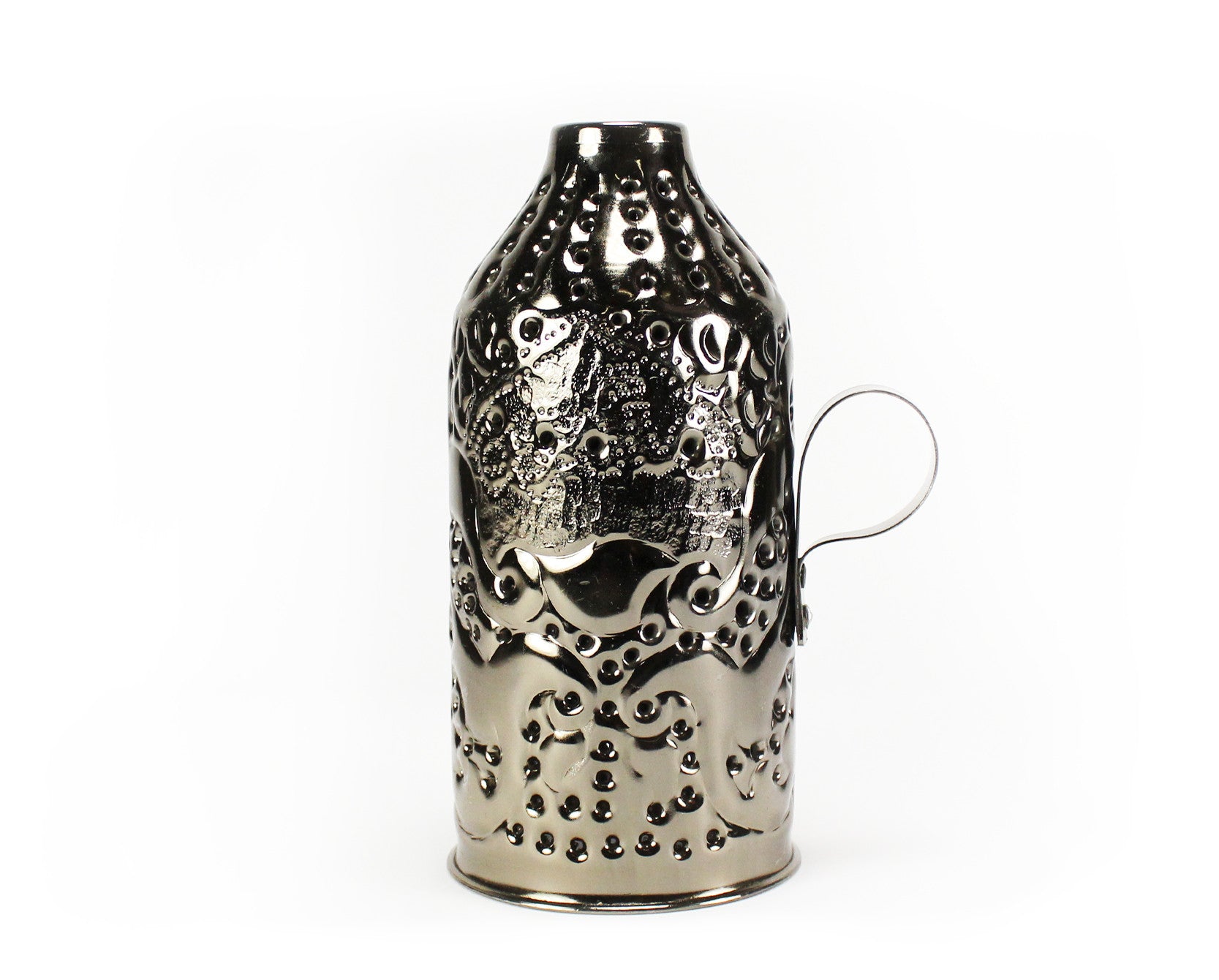 Silver Tarboosh 8.5" By Khalil Maamoon - Hookah Junkie