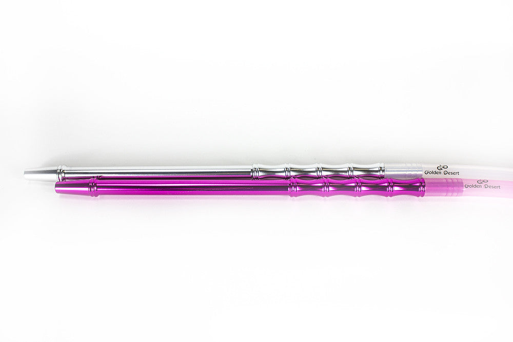 Golden Desert Aluminum Hose - Hookah Junkie