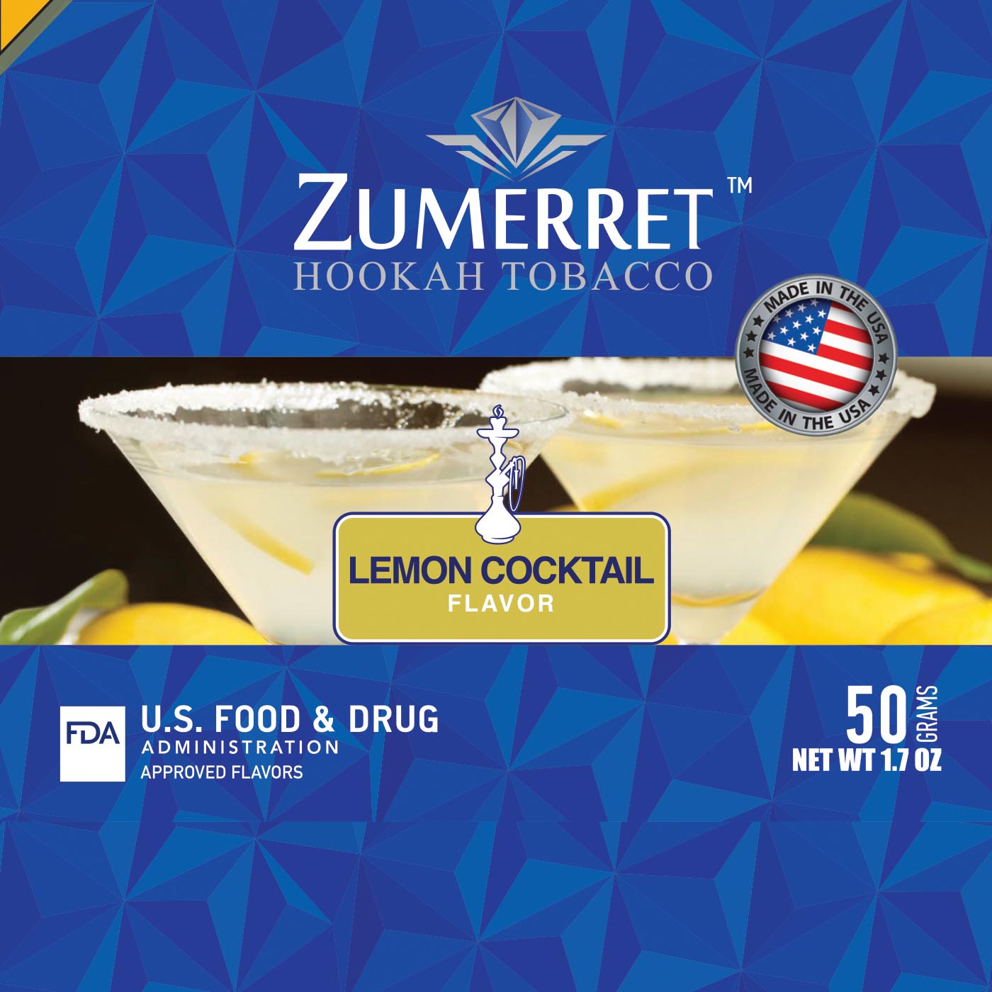 Zumerret Blue Edition 50 Grams - Hookah Junkie