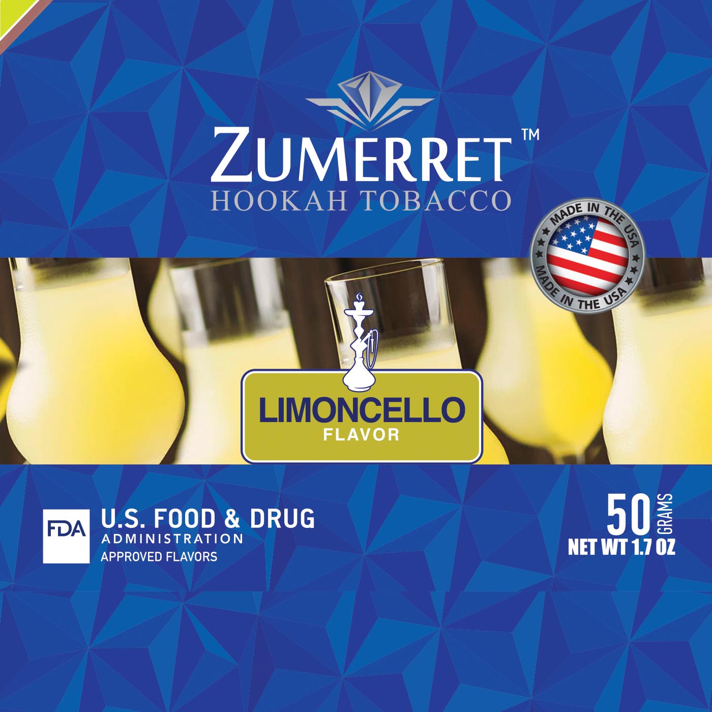 Zumerret Blue Edition 50 Grams - Hookah Junkie