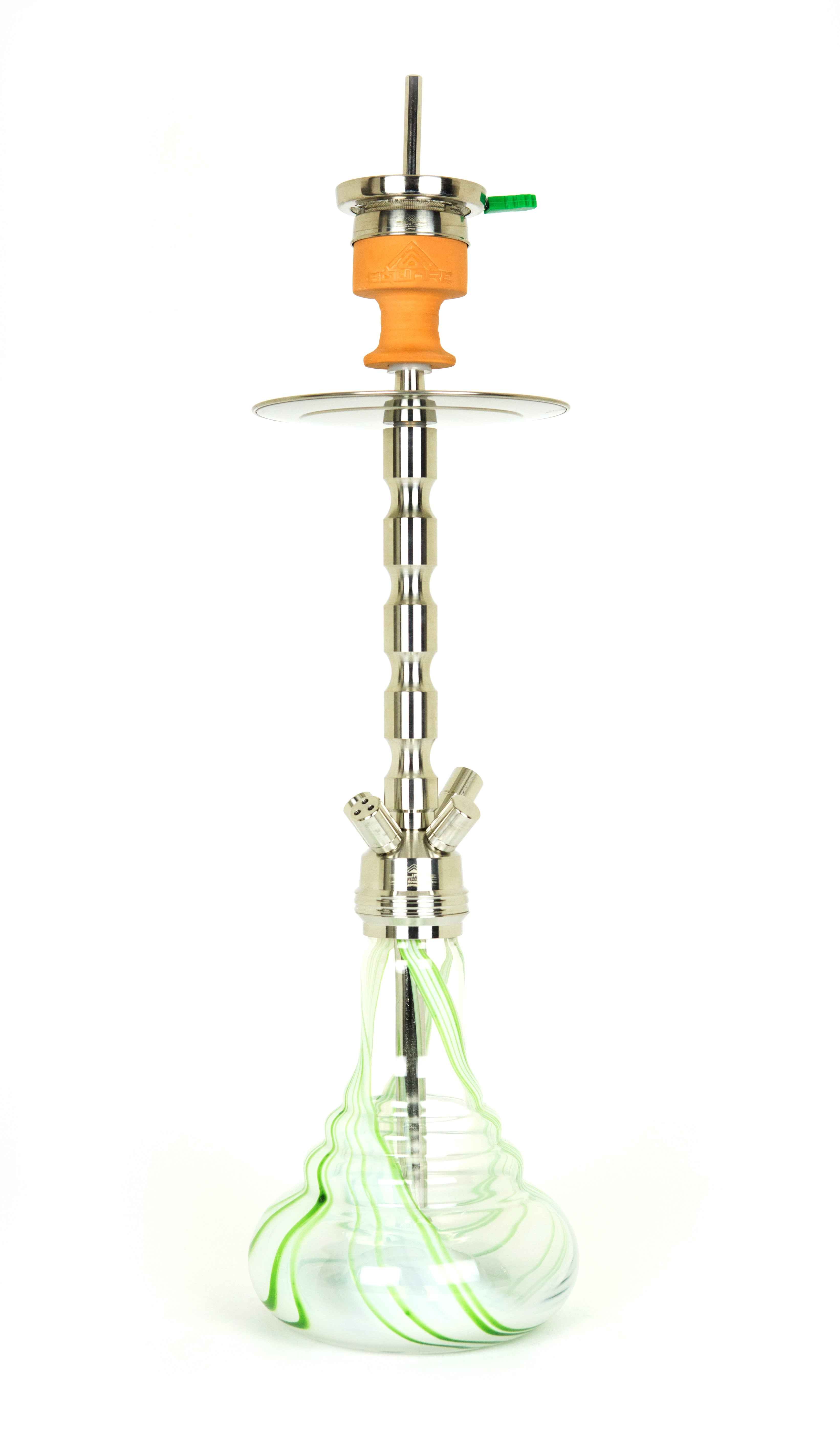 SQUARE SMOKE ADVANCED HOOKAH SYSTEM - STYLE STEEL SS02 - Hookah Junkie