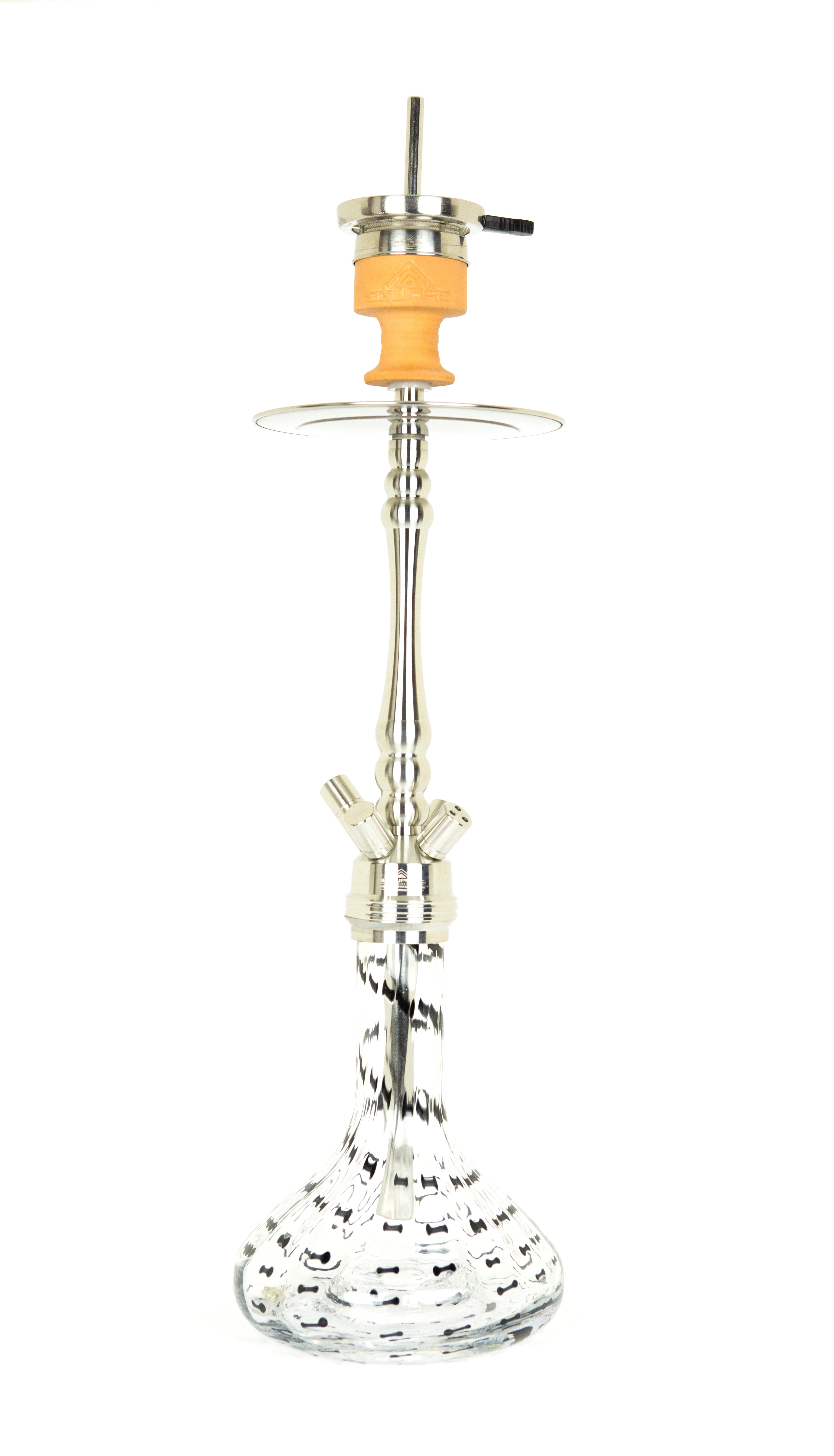 SQUARE SMOKE ADVANCED HOOKAH SYSTEM - STYLE STEEL SS03 - Hookah Junkie