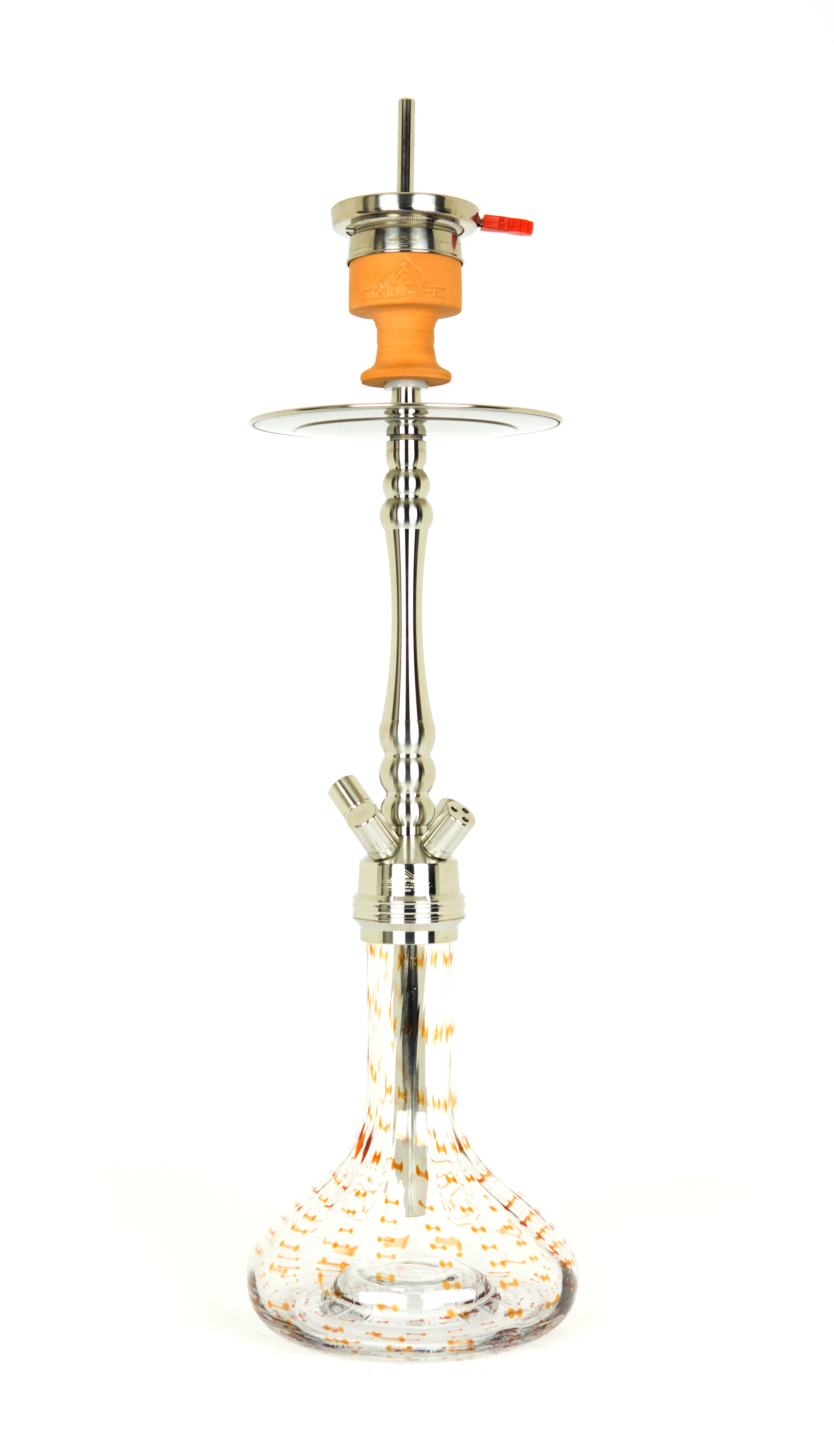 SQUARE SMOKE ADVANCED HOOKAH SYSTEM - STYLE STEEL SS03 - Hookah Junkie