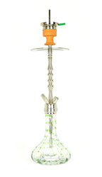SQUARE SMOKE ADVANCED HOOKAH SYSTEM - STYLE STEEL SS04 - Hookah Junkie
