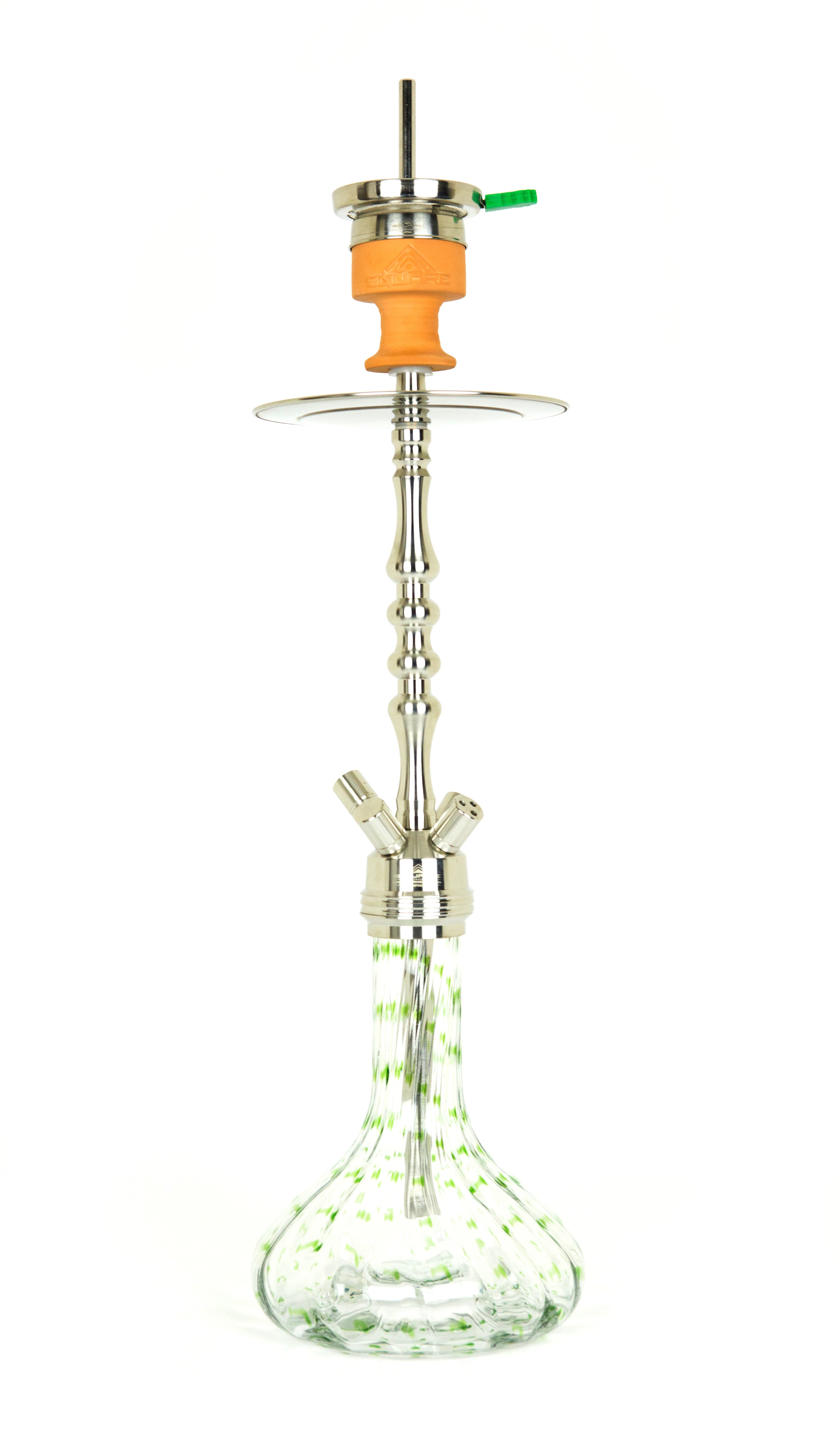 SQUARE SMOKE ADVANCED HOOKAH SYSTEM - STYLE STEEL SS04 - Hookah Junkie