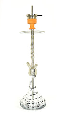 SQUARE SMOKE ADVANCED HOOKAH SYSTEM - STYLE STEEL SS04 - Hookah Junkie