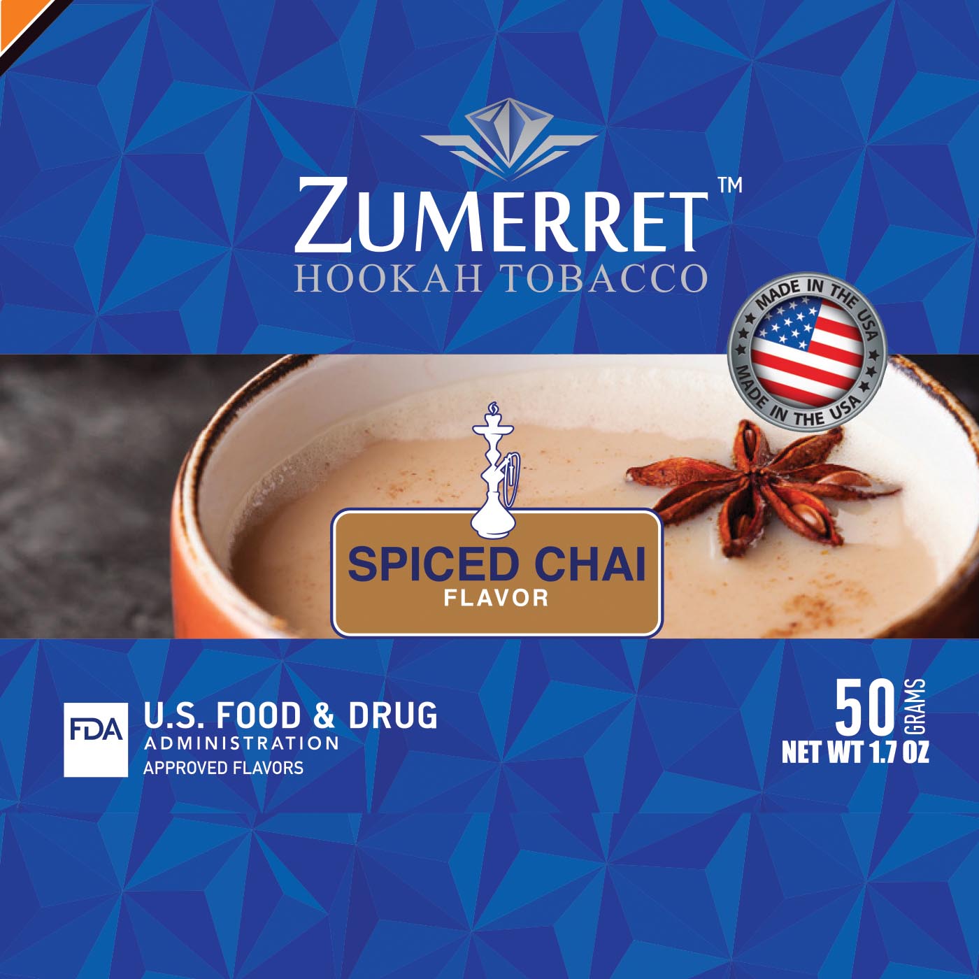Zumerret Blue Edition 50 Grams - Hookah Junkie