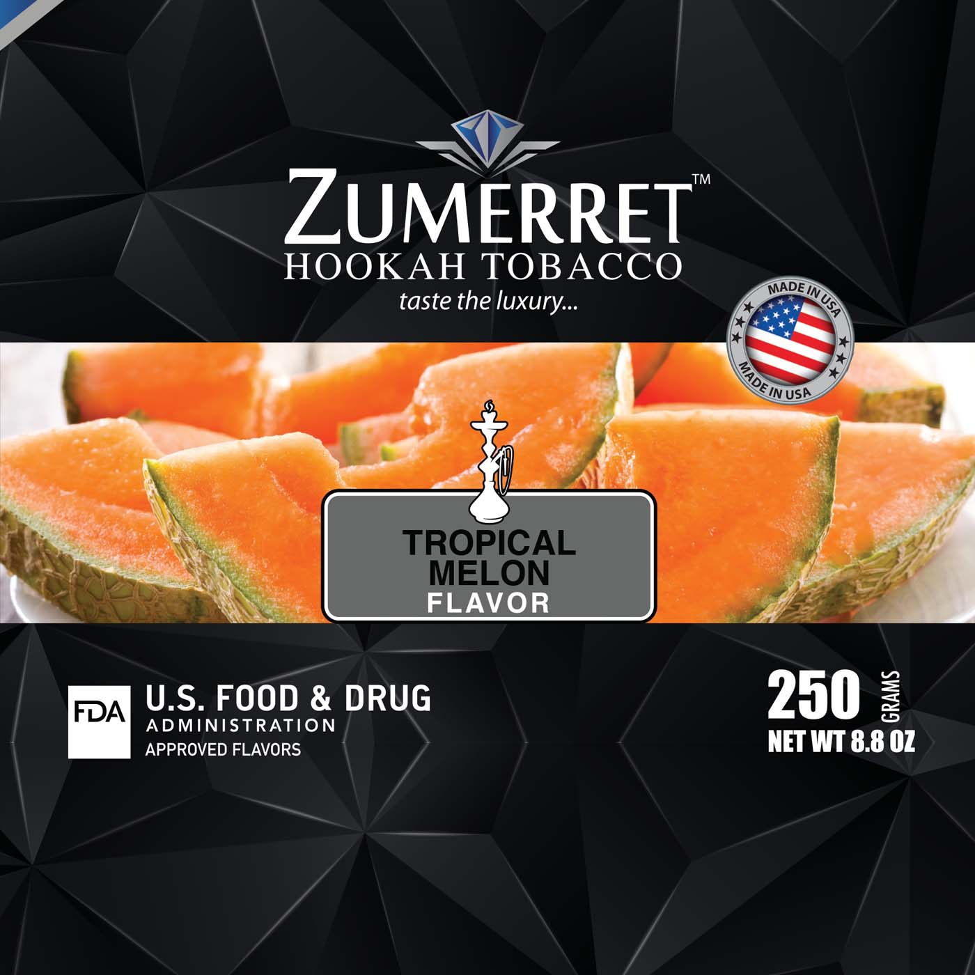 Zumerret Black Edition 250 gram - Hookah Junkie