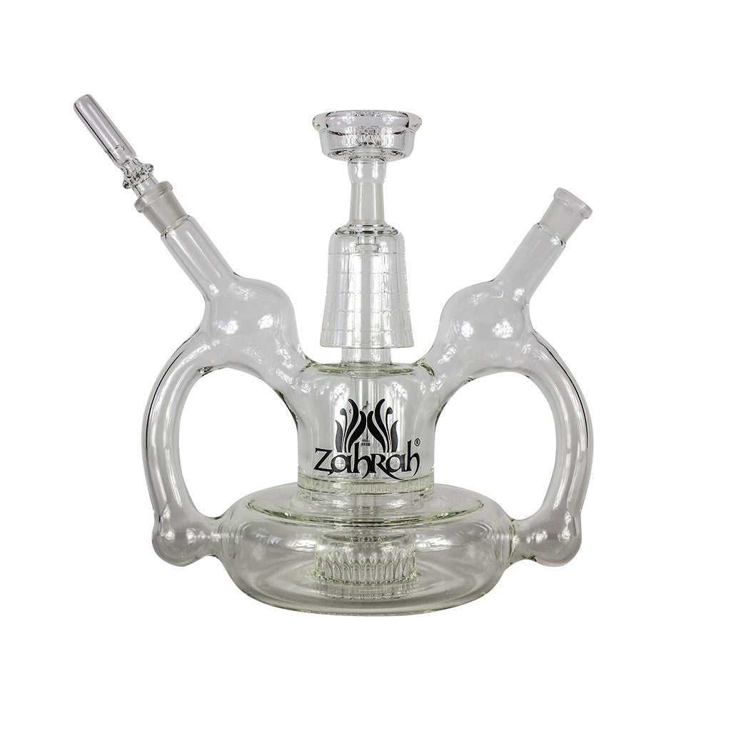 Zahrah All Glass Hookah (Z10) - Hookah Junkie