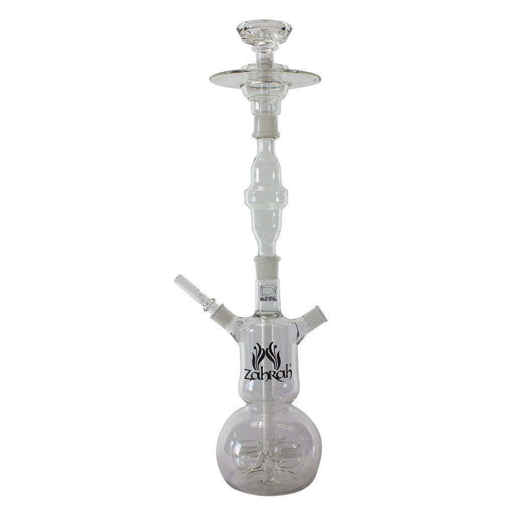 Zahrah All Glass Hookah (Z13) - Hookah Junkie