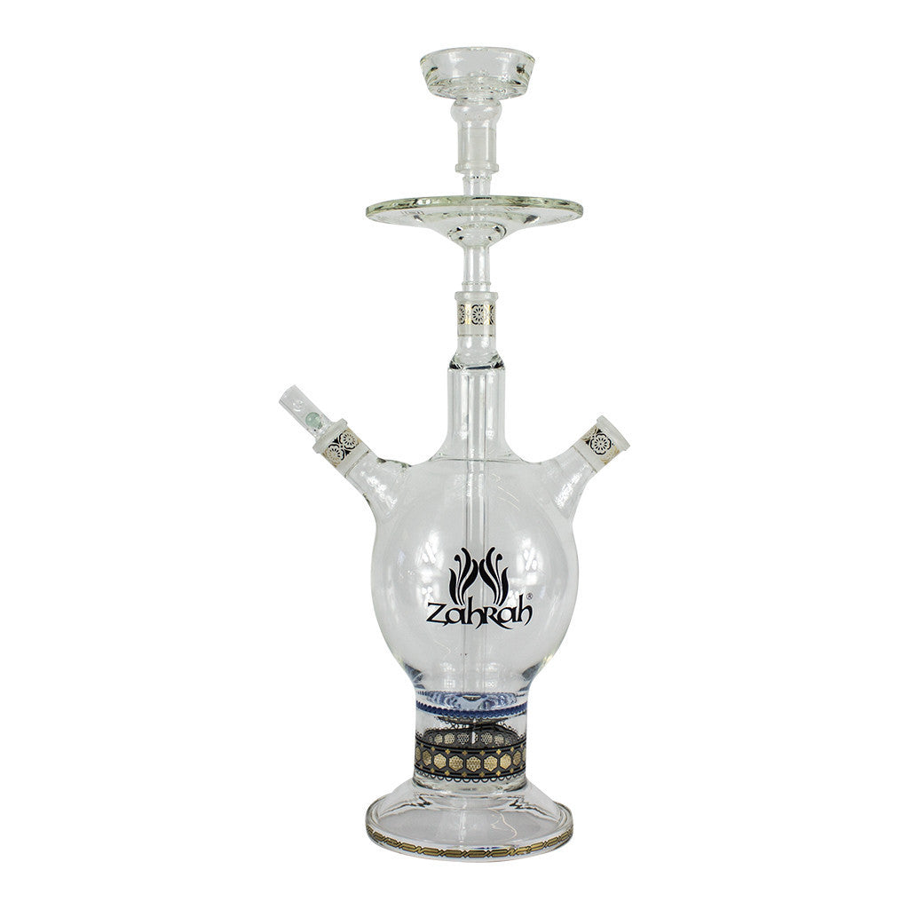 Zahrah All Glass Hookah (Z16) - Hookah Junkie