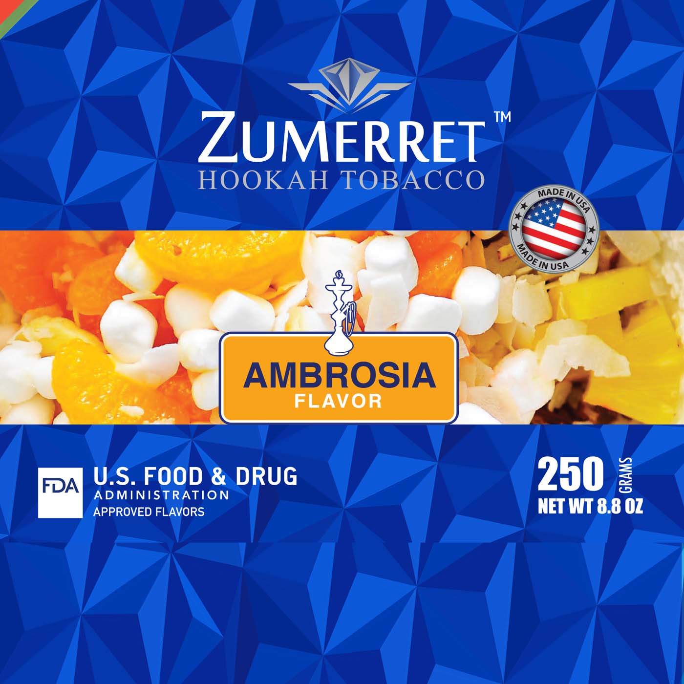 Zumerret Blue Edition 250 gram - Hookah Junkie