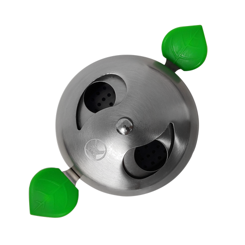 AOT Provost II heat management device for hookah bowls, stainless steel HMD with airflow control