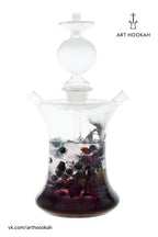Art Hookah Temple 45 V4 With Tray - Hookah Junkie