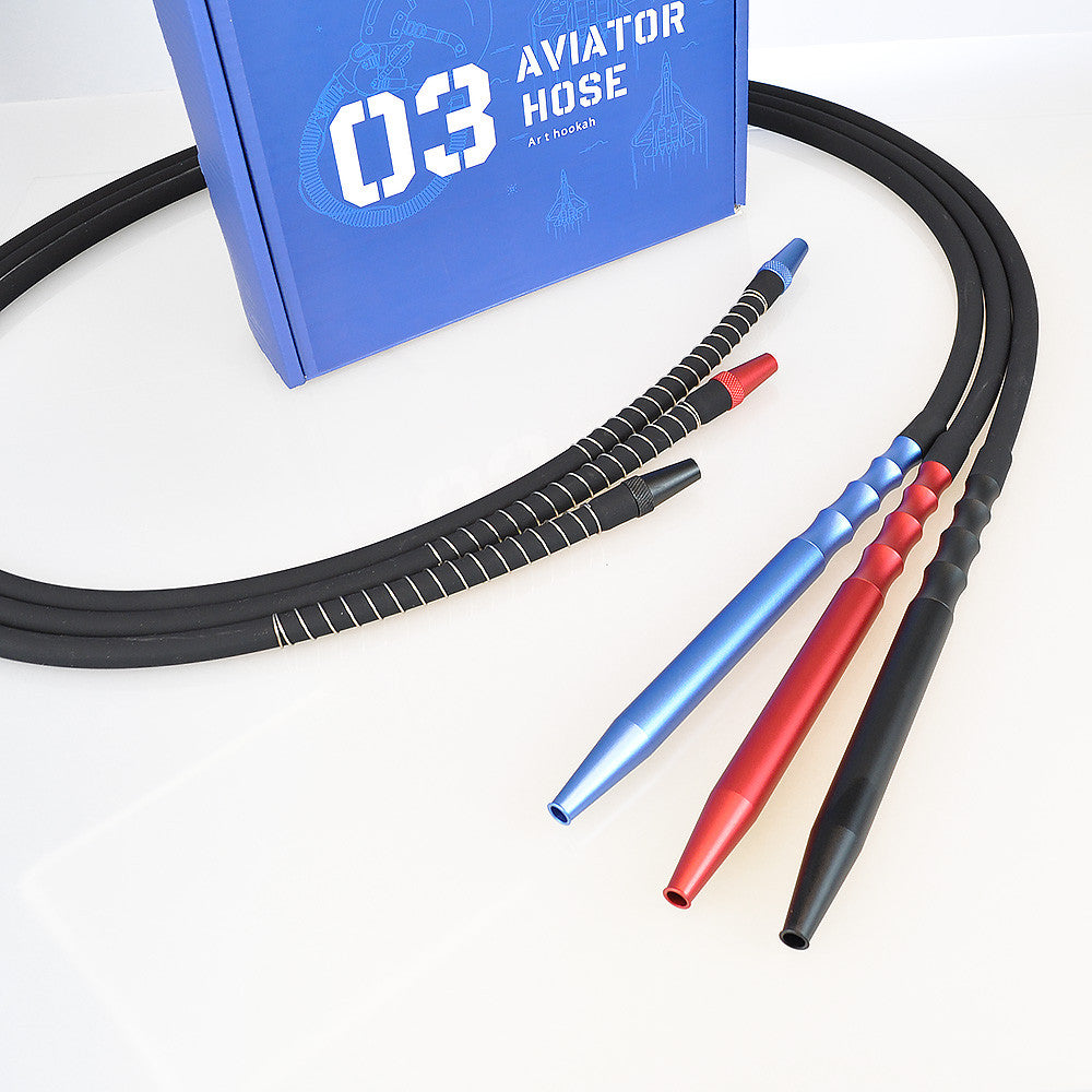 Aviator Hookah Hose by Art Hookah - Hookah Junkie