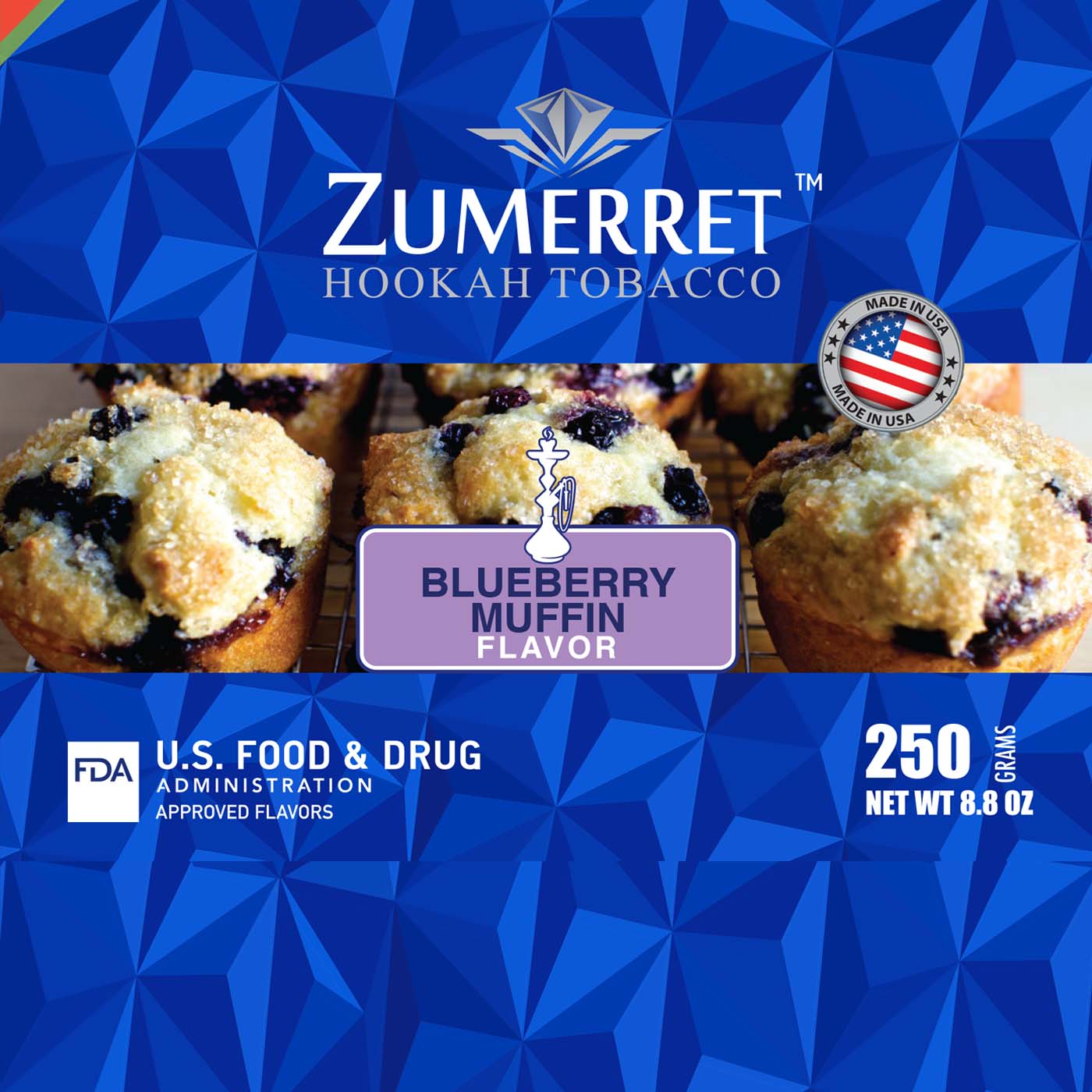 Zumerret Blue Edition 50 Grams - Hookah Junkie