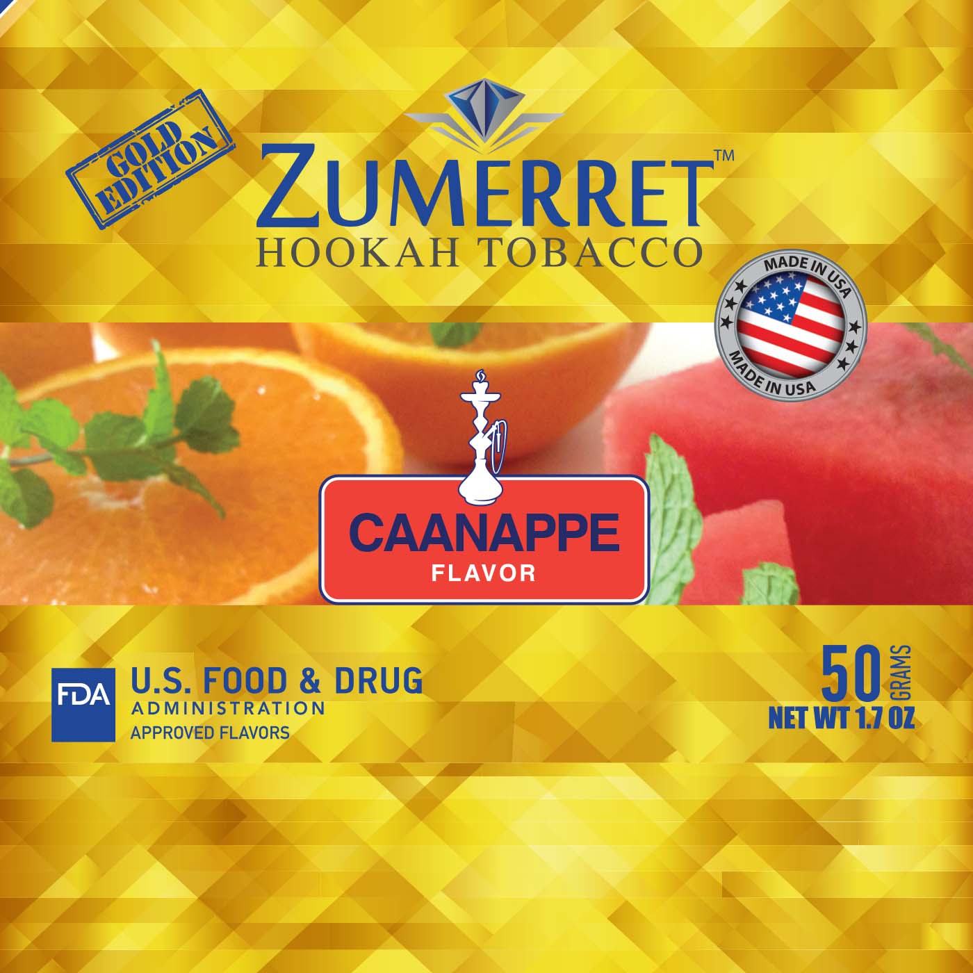 Zumerret Gold Edition 50 grams - Hookah Junkie