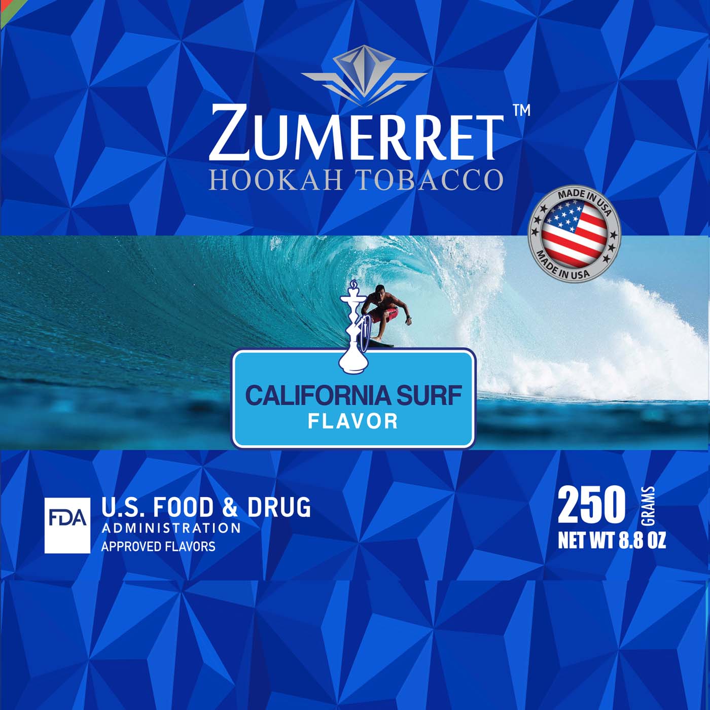 Zumerret Blue Edition 250 gram - Hookah Junkie