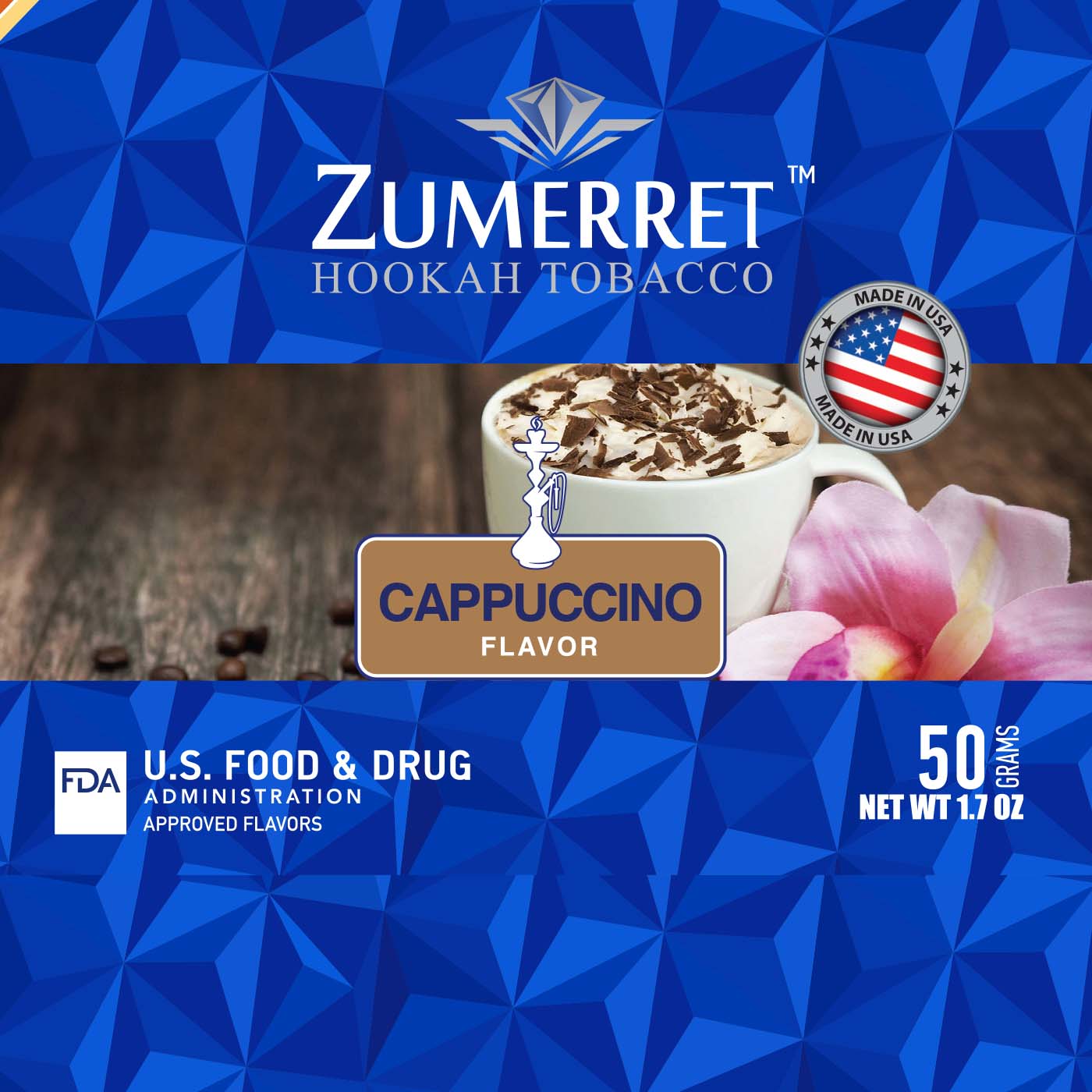 Zumerret Blue Edition 50 Grams - Hookah Junkie