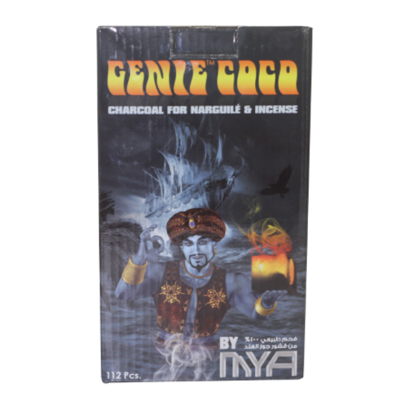 MYA Coco Genie Charcoal Large Box 112pcs - Hookah Junkie