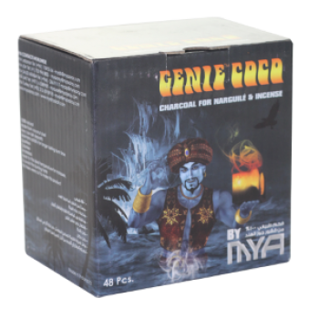 MYA Coco Genie Charcoal -72 pieces - Hookah Junkie