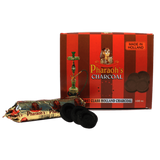 Pharaohs Quick Light Charcoal - 33mm - Made in Holland - 100 Piece Box - Hookah Junkie