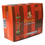 Pharaohs Quick Light Charcoal - 33mm - Made in Holland - 100 Piece Box - Hookah Junkie