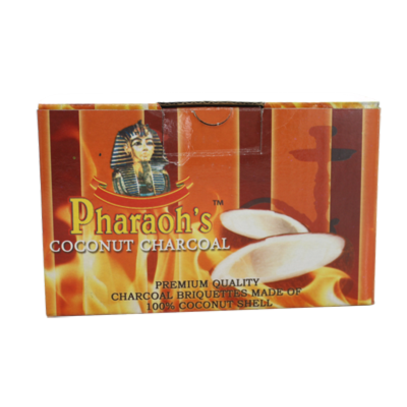 Pharaoh's Coconut Charcoal - 1 Kilo Box - Hookah Junkie