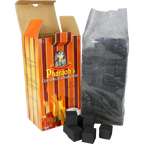 Pharaohs Coconut Charcoal - 1 Kilo Box Square Cut Cut - Hookah Junkie