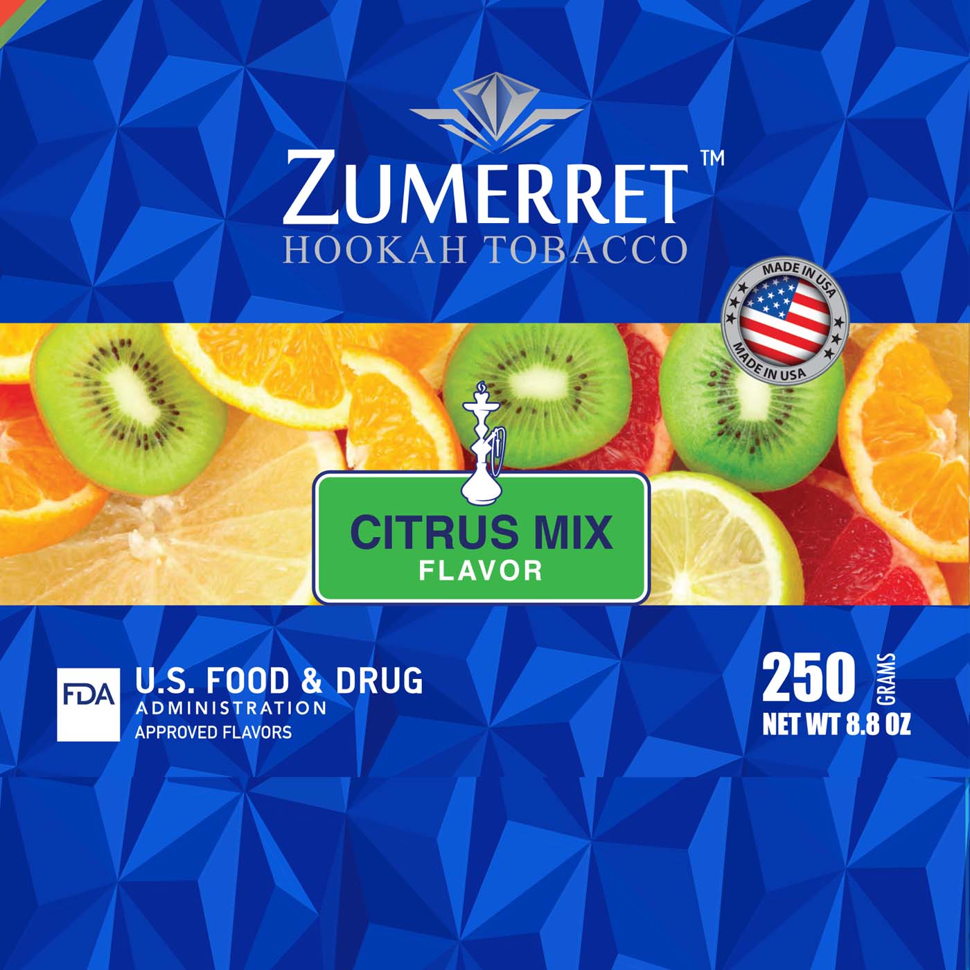 Zumerret Blue Edition 250 gram - Hookah Junkie
