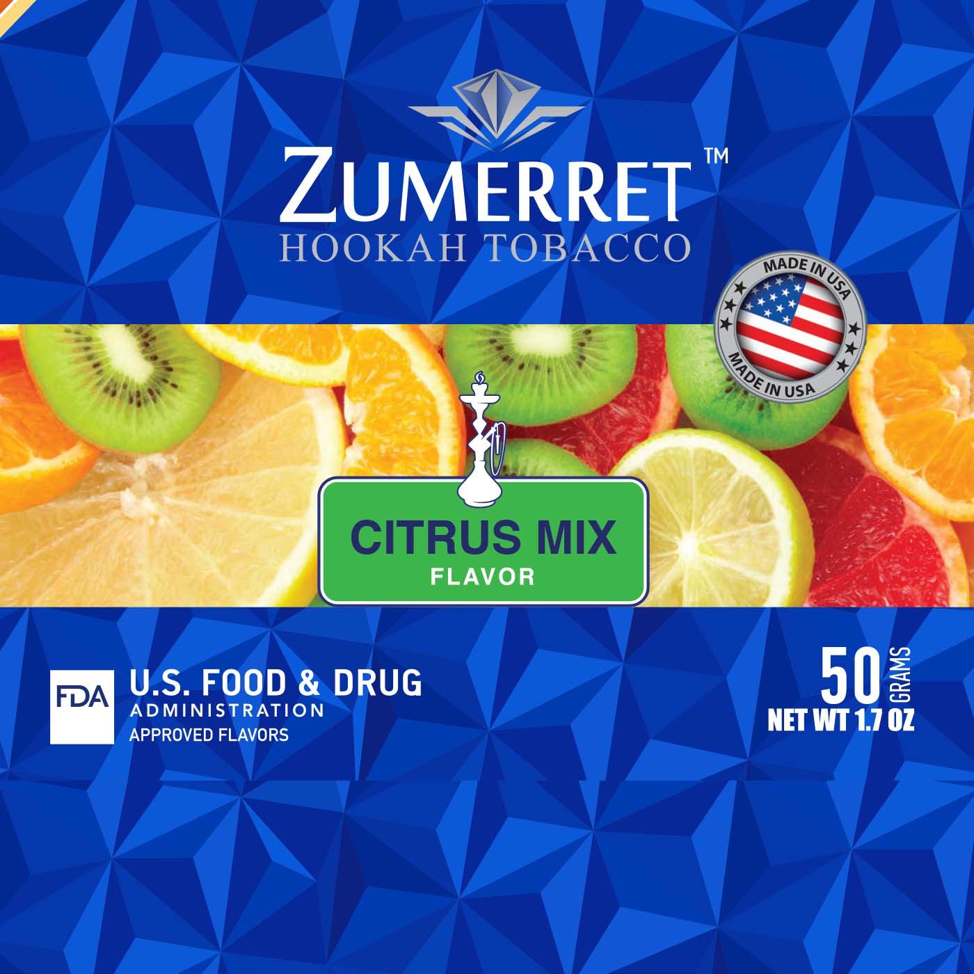 Zumerret Blue Edition 50 Grams Ten Pack of You're Choice - Hookah Junkie