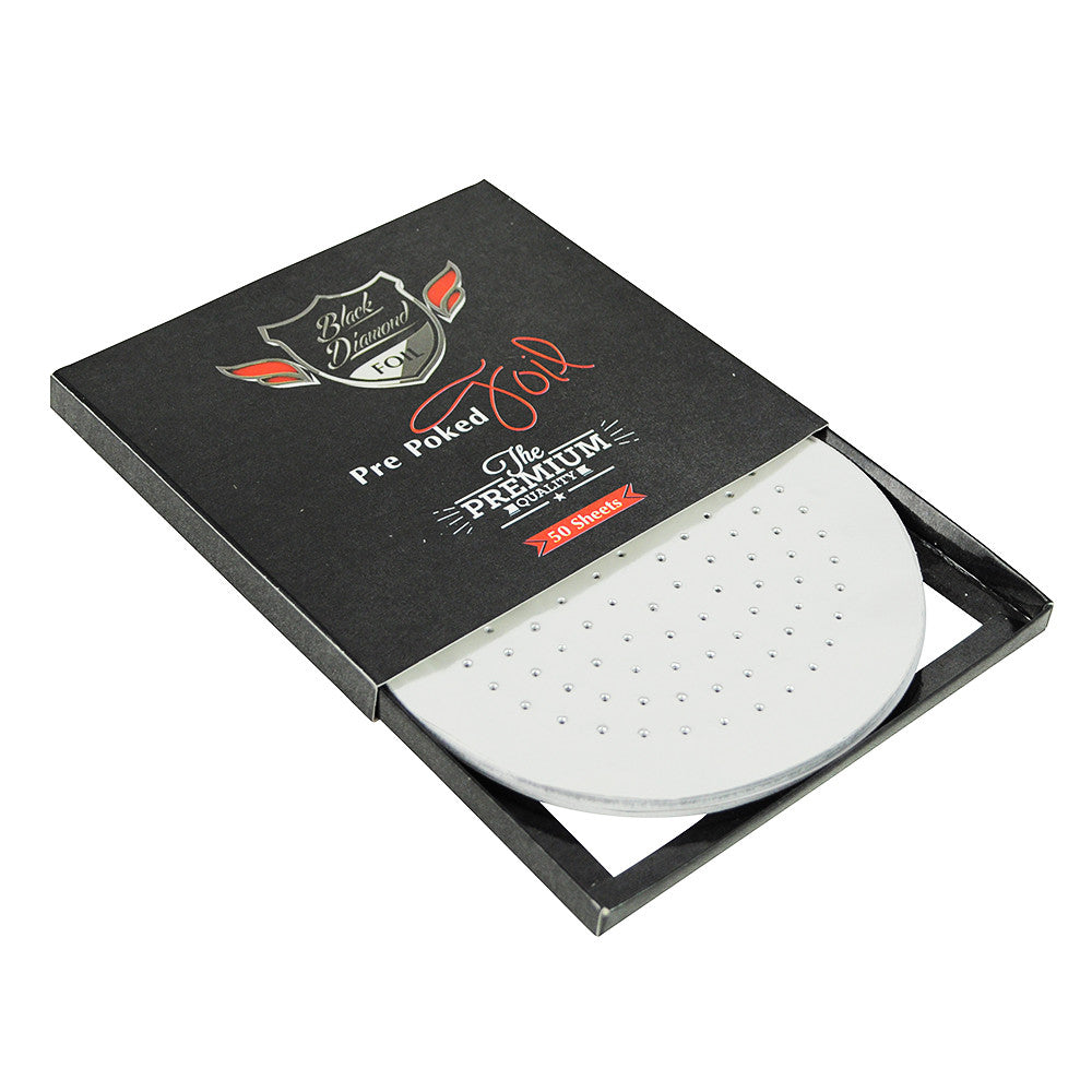 Black Diamond Thick Pre Punched Hookah Foil - Hookah Junkie