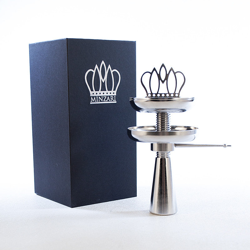 Minzari Hookah Crown Heat Management - Hookah Junkie
