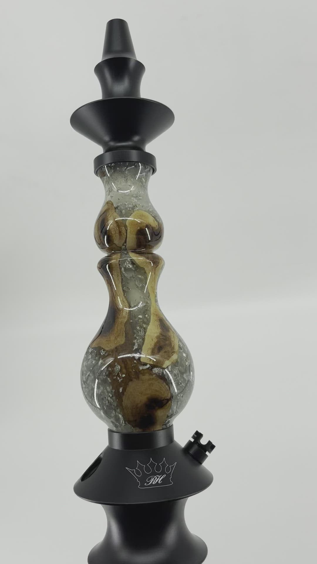 Regal Silver Wine Wood Bishop