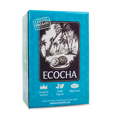 Ecocha Natural Coconut Hookah Coals - Hookah Junkie