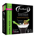 Fantasia Air-Flow Natural Wood Hookah Charcoal (9 Pieces) - Hookah Junkie