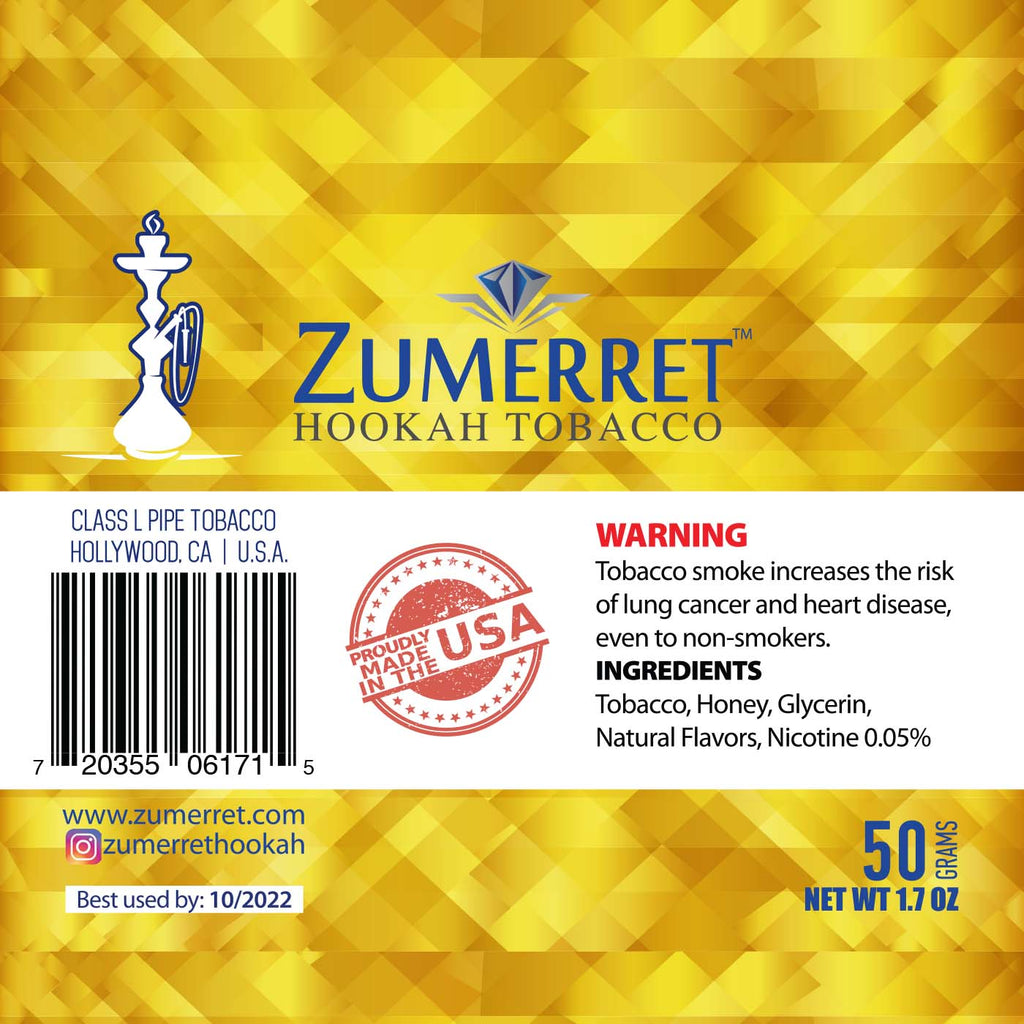 Zumerret Gold Edition 250 gram - Hookah Junkie