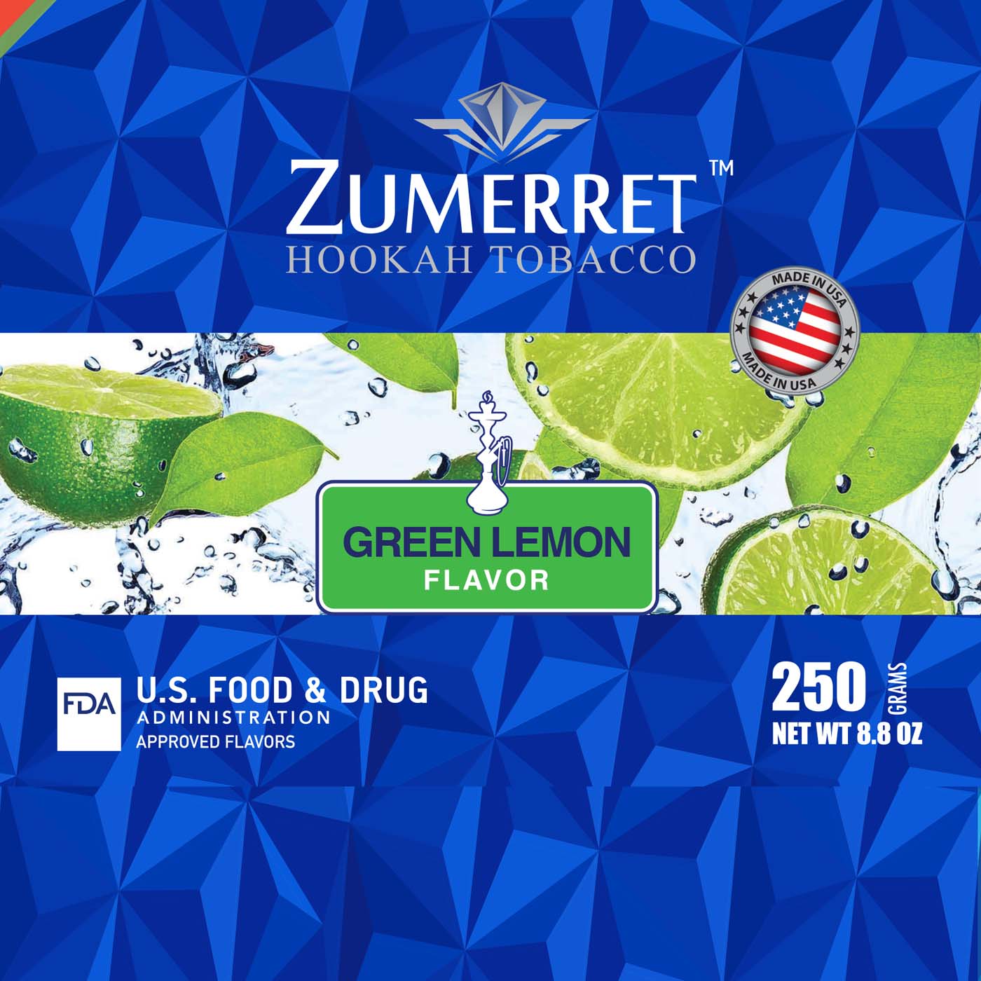 Zumerret Blue Edition 250 gram - Hookah Junkie