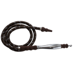 MYA Saray Medium Rubber/Aluminum Handle Hose - Hookah Junkie
